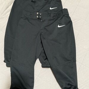 Nike Girls Black Softball Pants